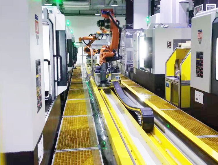 电机壳体精加工无人化生产线